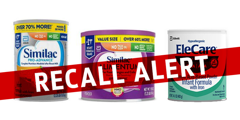 Infant Formula Recall Alert
