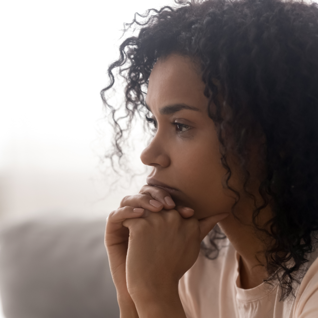 woman thinking of pregnancy